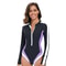 Protective Long Sleeve One Piece Swimsuit For Women With Slim Fit And Zipper Closure 7