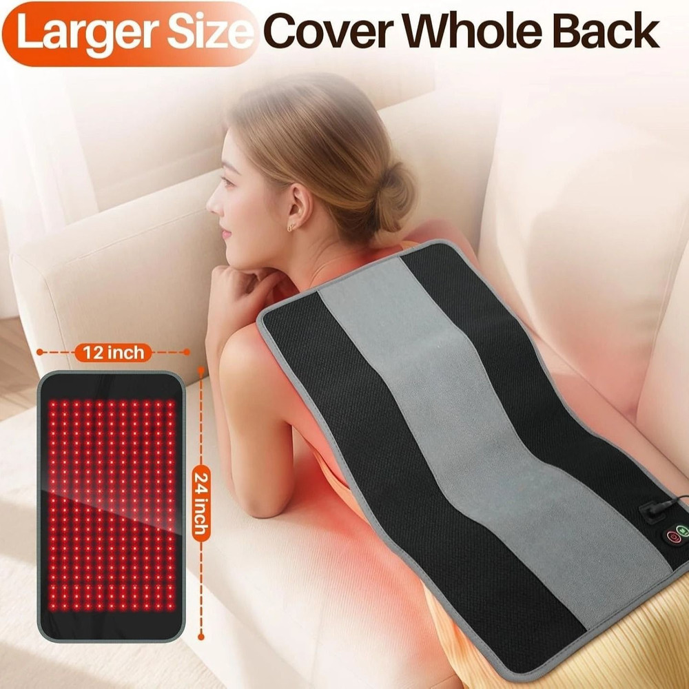 Full Body Red And Infrared Light Therapy Pad With 242 LEDs For Muscle Relief And Recovery 1