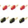 Gold Plated Quick Connect Banana Plug Set For High Current Applications 6