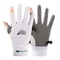 Ice Silk Fishing Gloves With Touchscreen And UV Protection 11