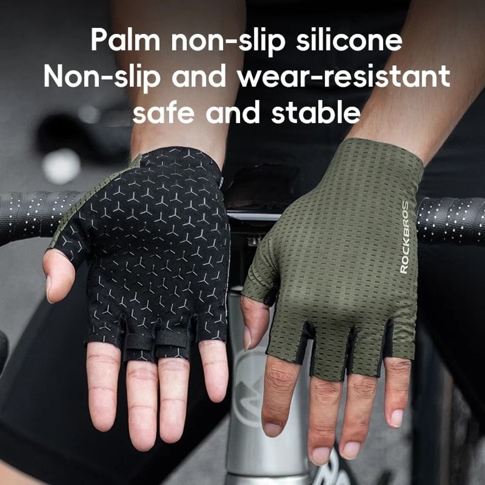 Breathable Gel Padded Cycling Gloves For Comfortable Outdoor Riding 4