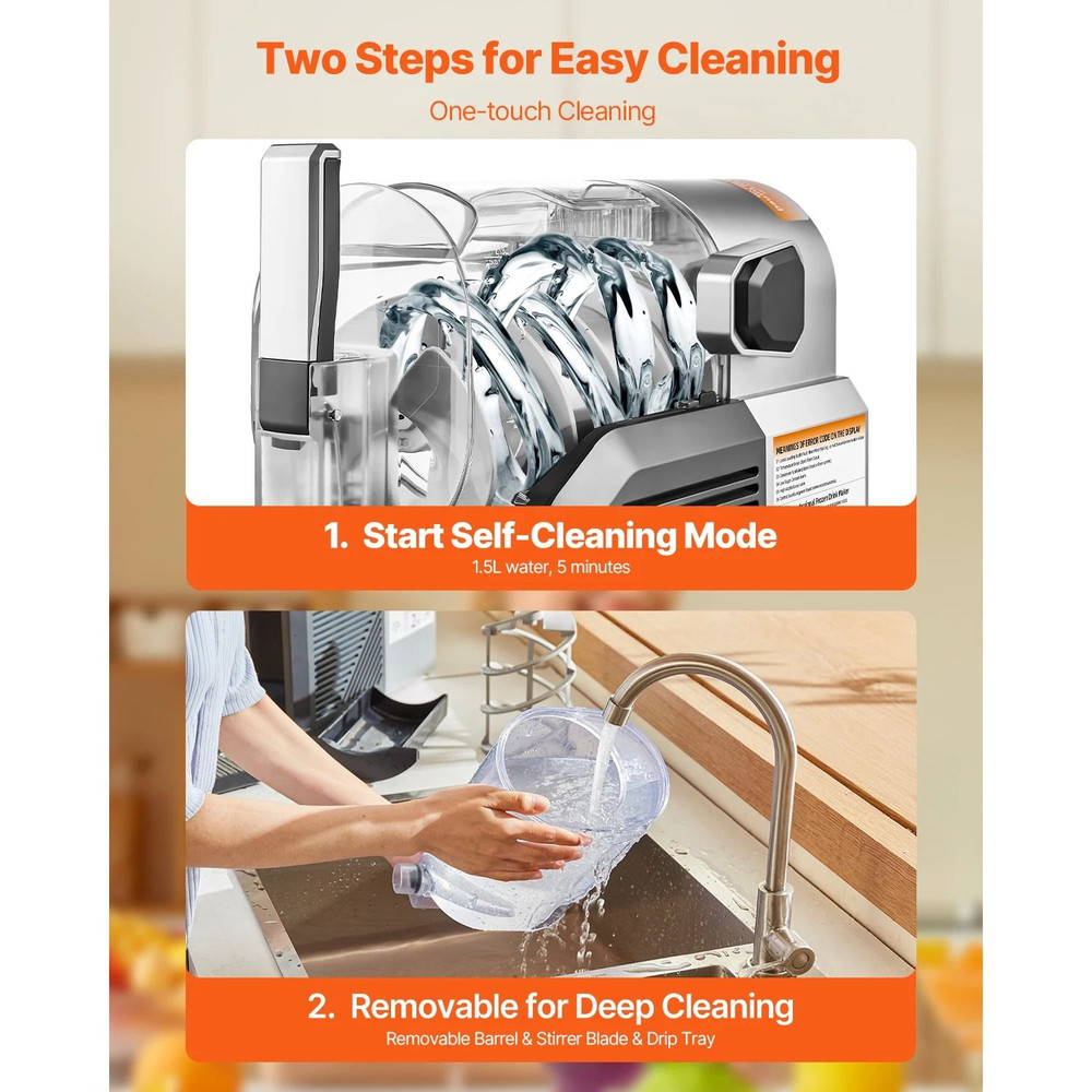 Home Frozen Drink Machine With Self Cleaning Function 5