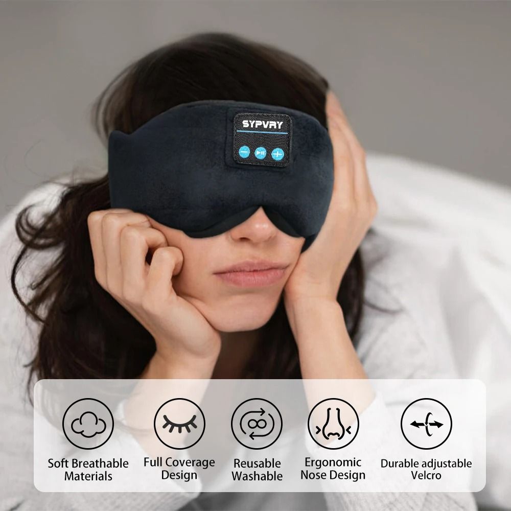 Bluetooth Sleep Mask With Audio For Restful Nights 2