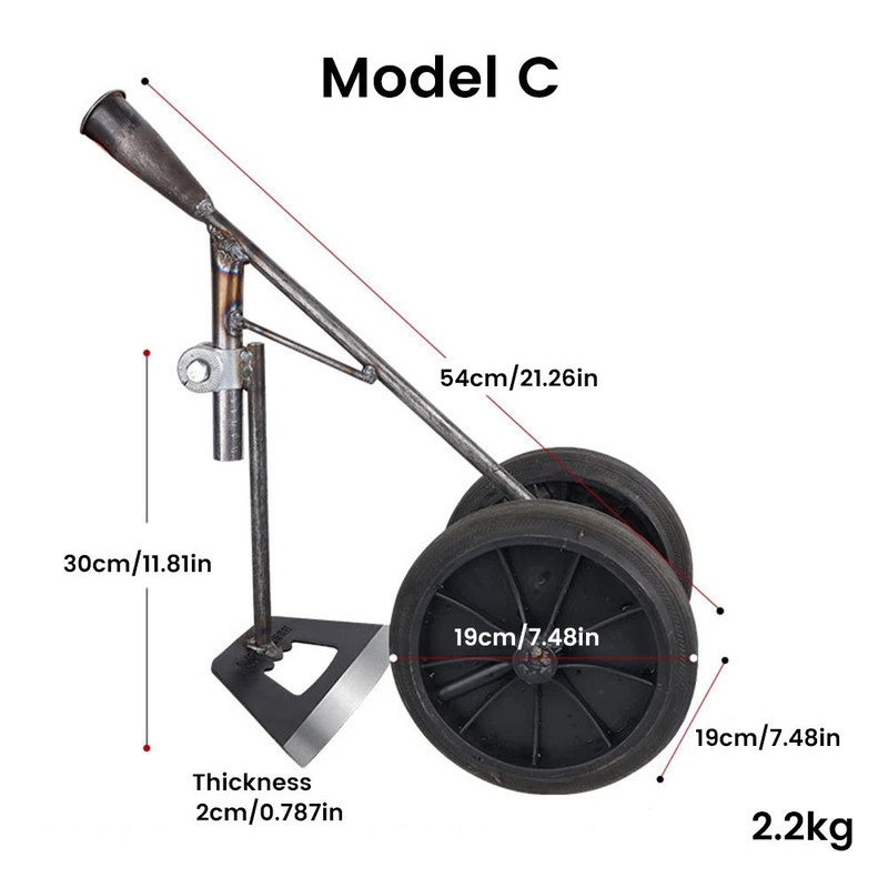 Wheeled Push Hoe For Weeding And Soil Cultivation 8