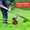 Adjustable Support Wheels For Weed Trimmers And Lawn Edgers 2