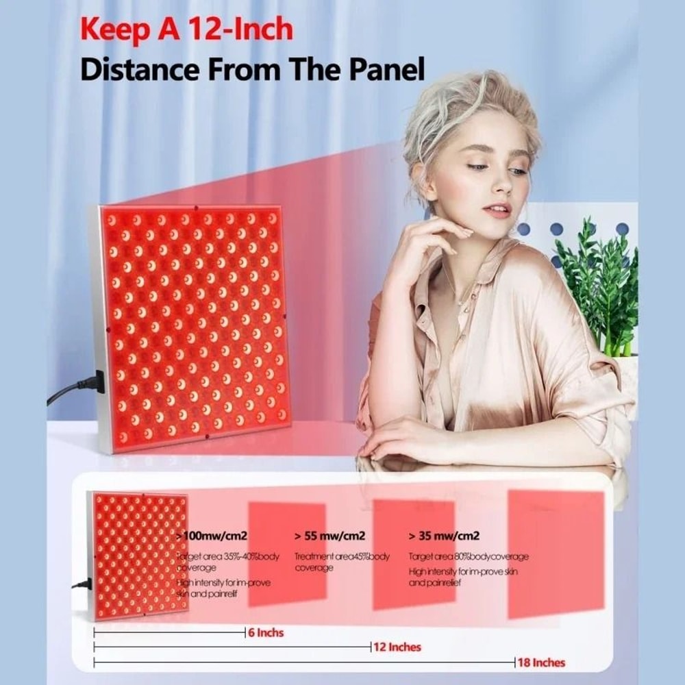 LED Red Light Therapy Panel For Skin Care And Body Relief 1