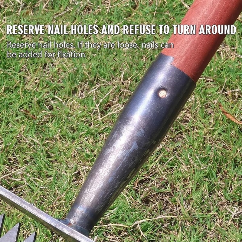 Wheeled Hand Push Weeding Tool With Steel Blade No Handle 3