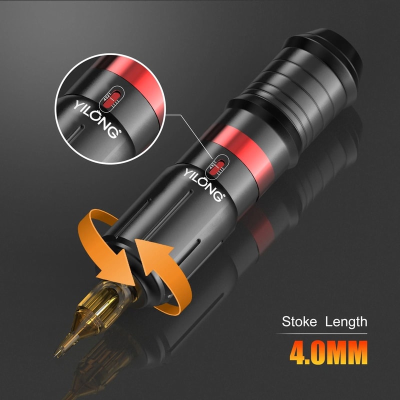 Wireless Tattoo Machine Kit With Rechargeable Battery And Cartridge Needles 3