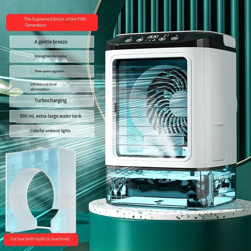 USB Desktop Cooling Fan With Water Tank And Mist Function 6