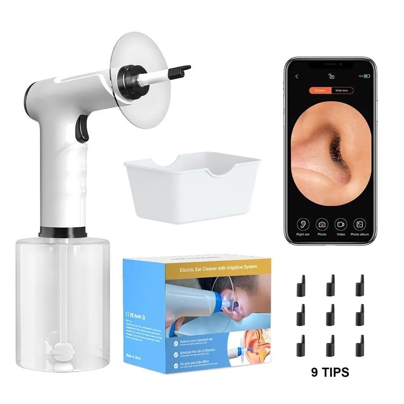 Electric Ear Wax Cleaner With Adjustable Water Pressure And Soft Spray Tip 1