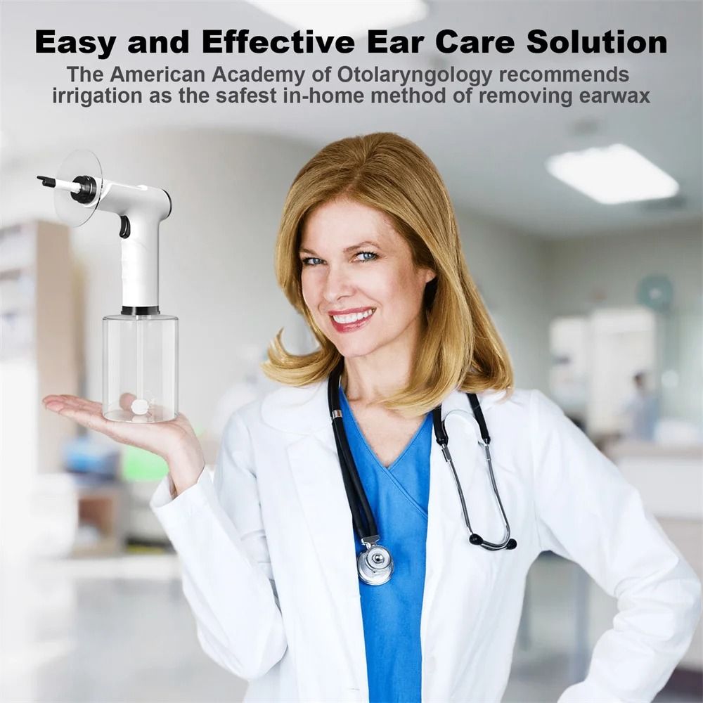 Electric Ear Wax Cleaner With Adjustable Water Pressure And Soft Spray Tip 5