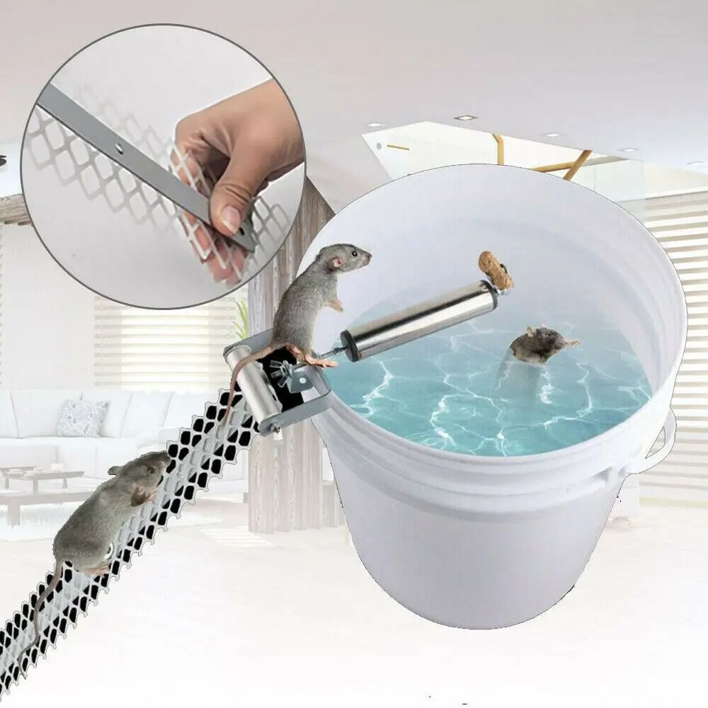 Multi Catch Roller Slide Lid Mouse Rat Trap For Household Use 0