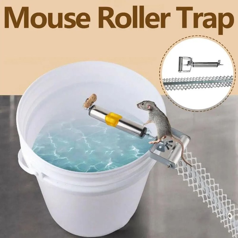 Multi Catch Roller Slide Lid Mouse Rat Trap For Household Use 5