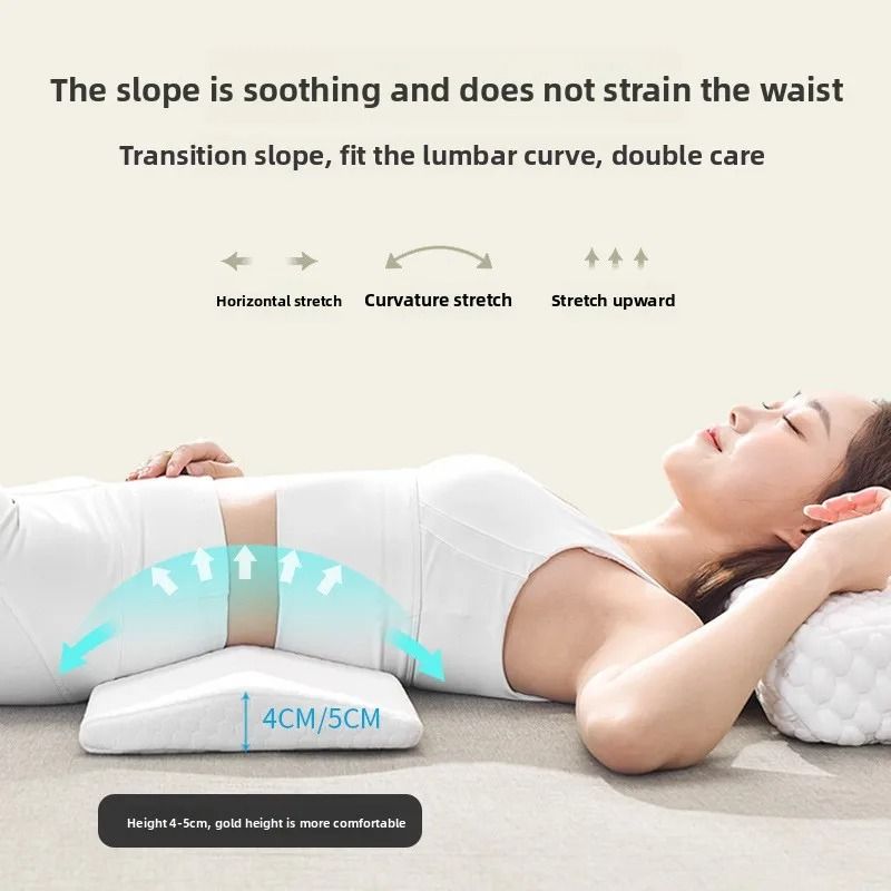 Memory Foam Lumbar Support Pillow For Sleeping Waist And Lower Back Comfort 1