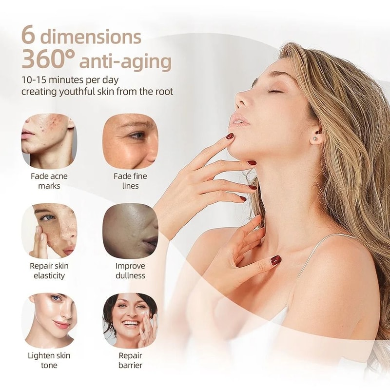 Silicone LED Photon Therapy Face Mask With Seven Color Light Modes For Skin Repair 2