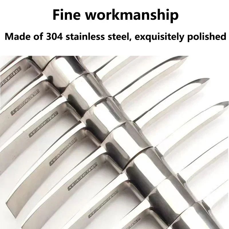 Stainless Steel Gardening Pickaxe With Wooden Handle For Root Digging And Soil Loosening 3