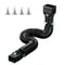 Flexible Rain Gutter Downspout Extension With Multiple Connector Sizes And Easy Installation 8
