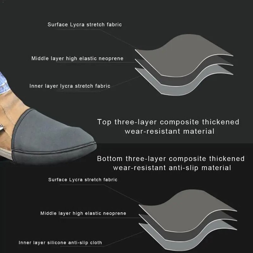 Motorcycle Shoe Protector Anti Slip Waterproof Cover For Gear Shifting 4