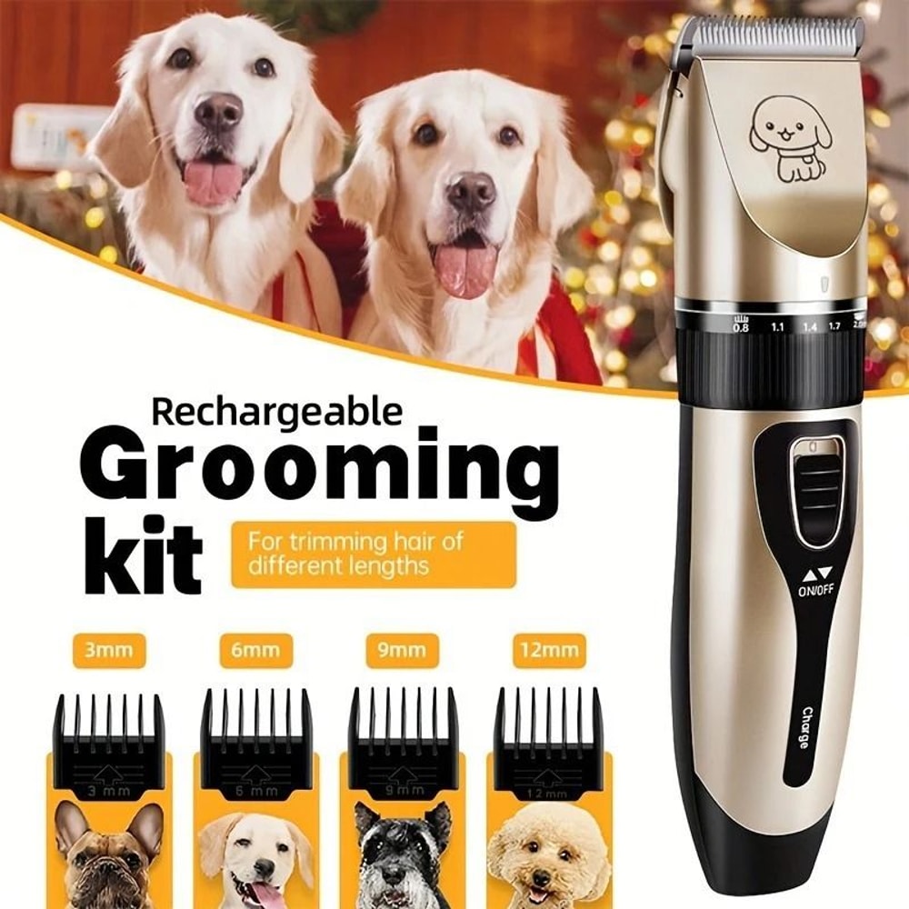 Pet Hair Trimmer Kit Electric Precision Clippers For Dogs And Cats 2