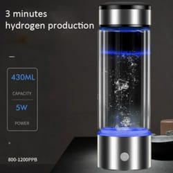 usb rechargeable hydrogen rich water bottle generator portable healthy cup