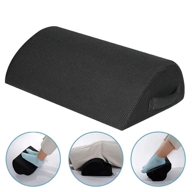 Memory Foam Foot Rest Under Desk With Removable Washable Cover 0
