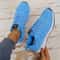 Womens Mesh Breathable Platform Sneakers Lightweight Casual Trainers 7