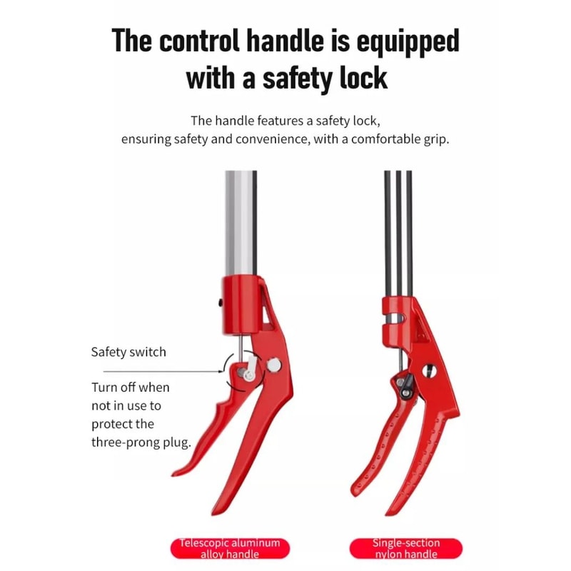 Retractable ThreeClaw Fruit Picker For High Reach Orchard Harvesting 5