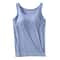 Women Tank Top With Built In Bra Sleeveless Camisole Plus Size 4