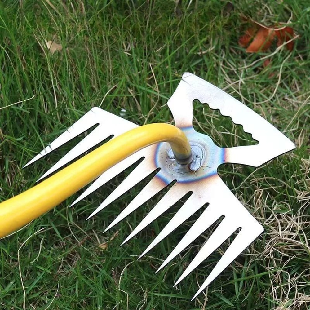 Heavy Duty Steel Manual Weeding Rake 1