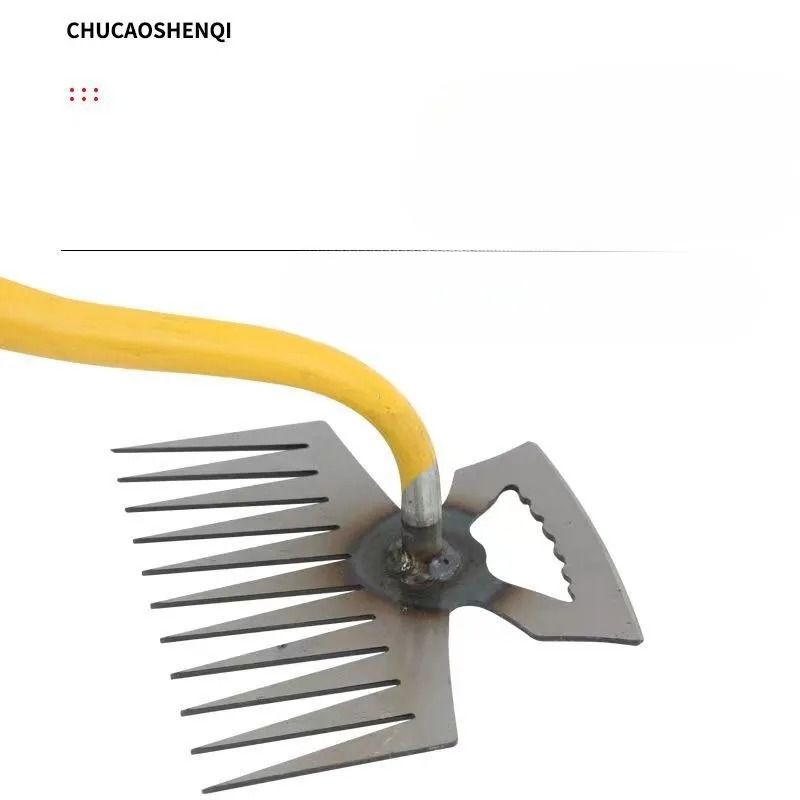 Heavy Duty Steel Manual Weeding Rake 2