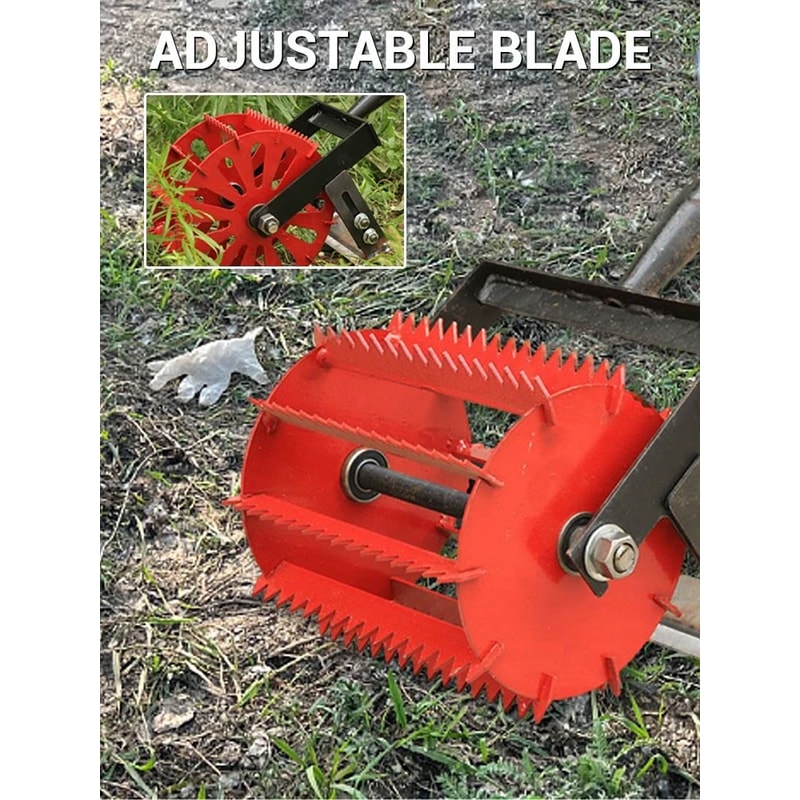 Cultivator Weeding Head Push Hoe Attachment For Manual Garden Weeding 0