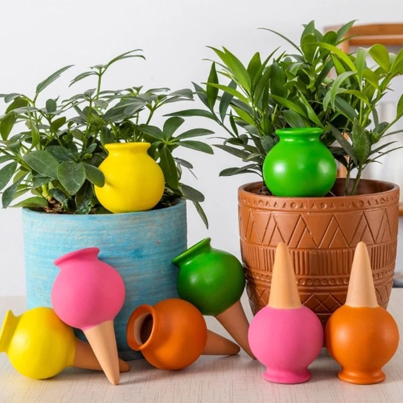 Small Wine Bottle Automatic Plant Dripper Set For Indoor And Outdoor Gardening 6