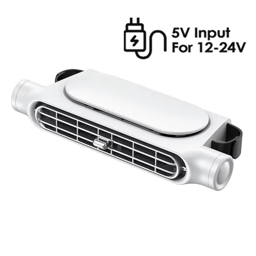 Portable Rechargeable Car Seat Cooling Fan With Adjustable Airflow And Quiet Operation 7