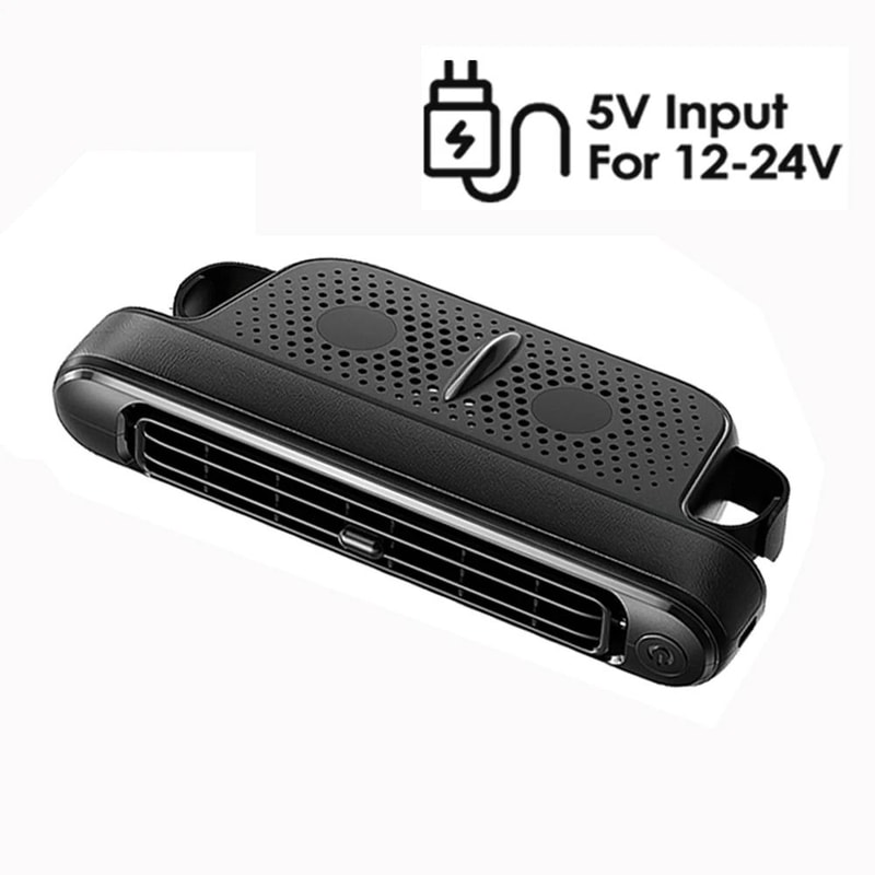 Portable Rechargeable Car Seat Cooling Fan With Adjustable Airflow And Quiet Operation 9