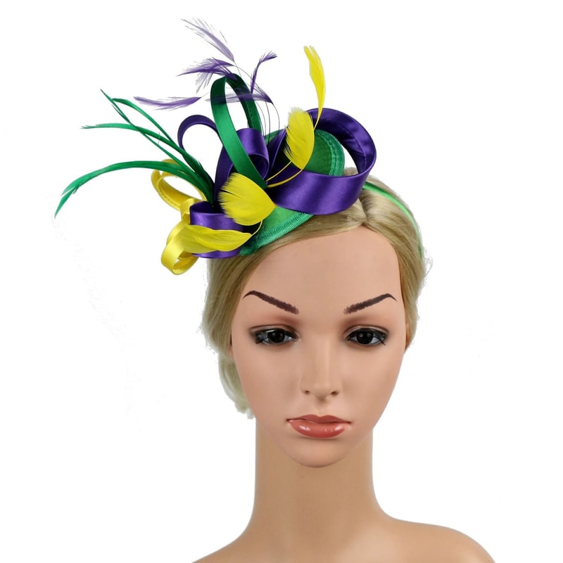 Feather Vine Cocktail Fascinator Hat For Special Occasions 3