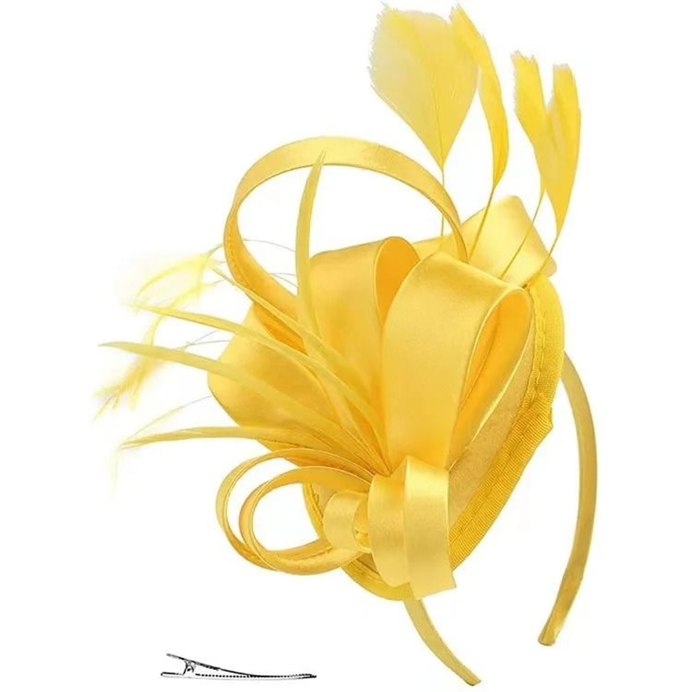 Feather Vine Cocktail Fascinator Hat For Special Occasions 15