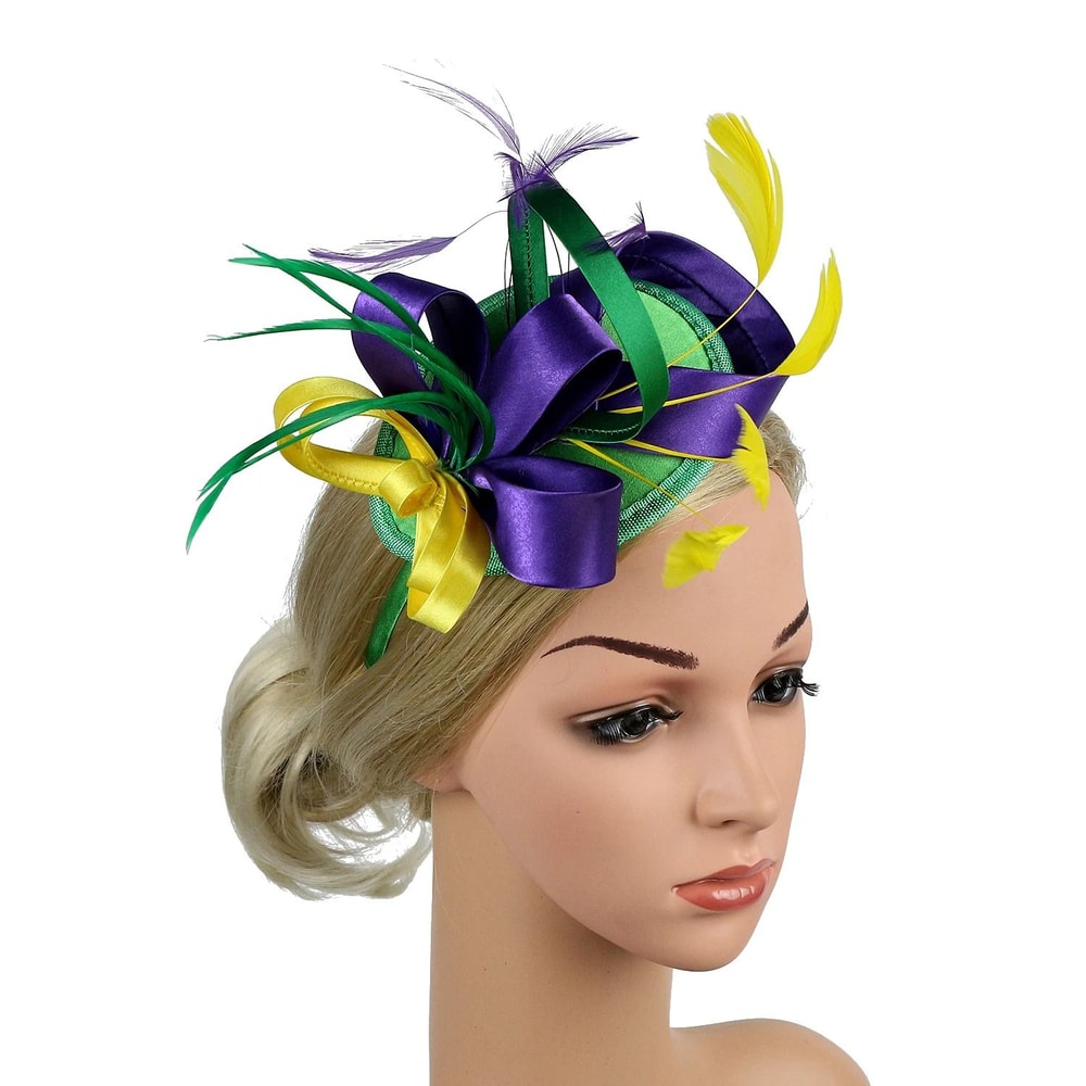 Feather Vine Cocktail Fascinator Hat For Special Occasions 16