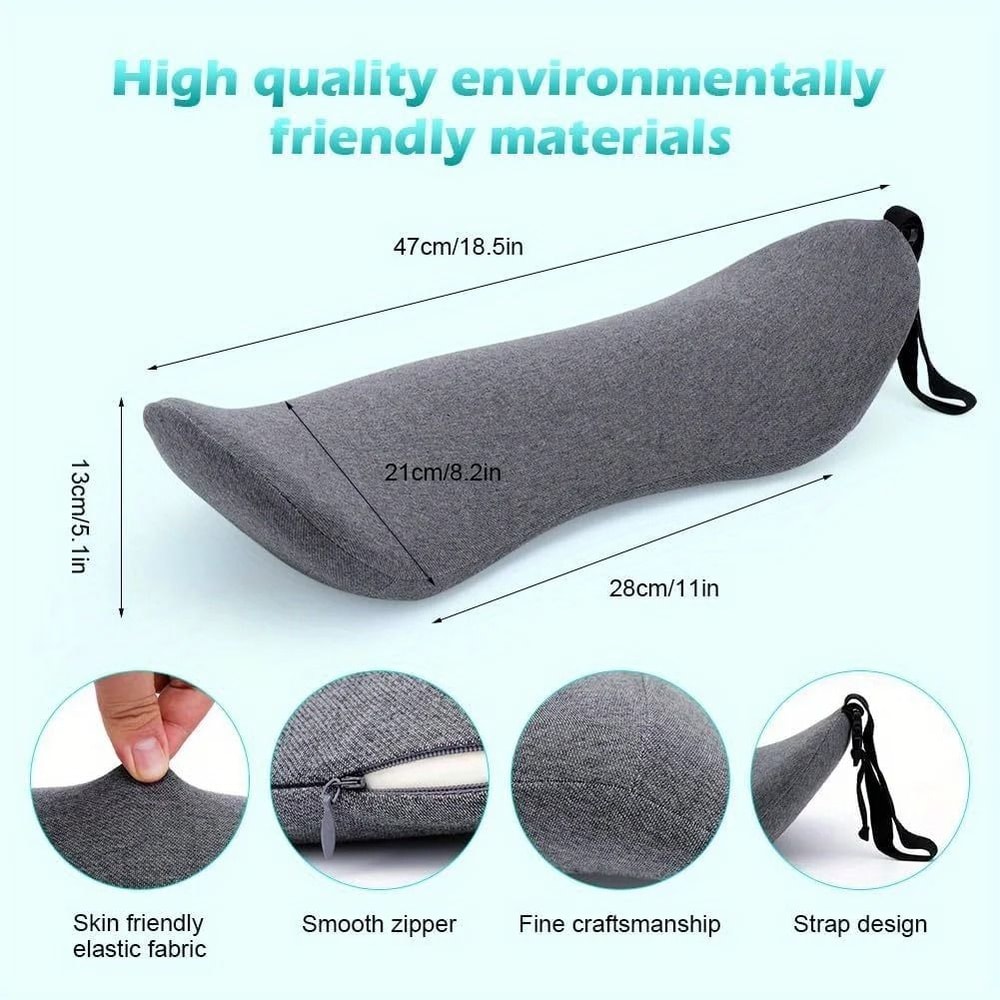 Memory Foam Lumbar Support Pillow For Lower Back Relief 5