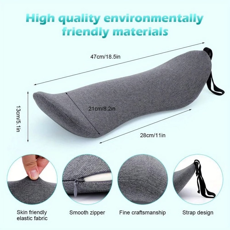 Memory Foam Lumbar Support Pillow For Lower Back Relief 5