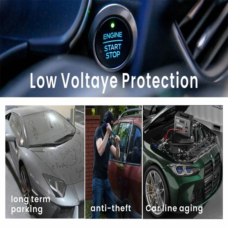 Heavy Duty Remote Battery Disconnect Switch With LED Voltage Display And Automatic Power Shut Off F 2