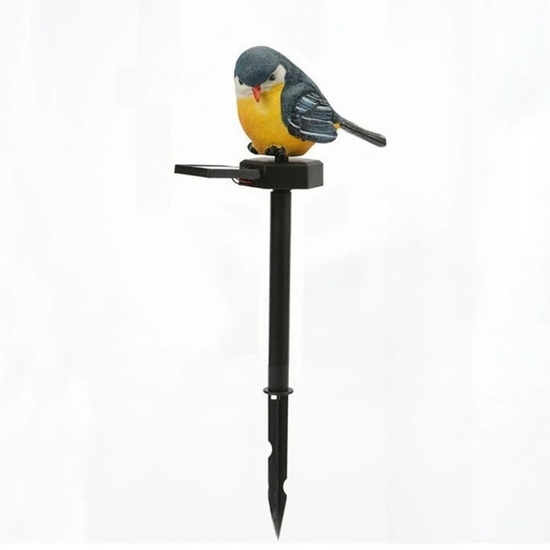 Solar Resin Bird Garden Light Outdoor Decorative Yard And Lawn Lamp 5