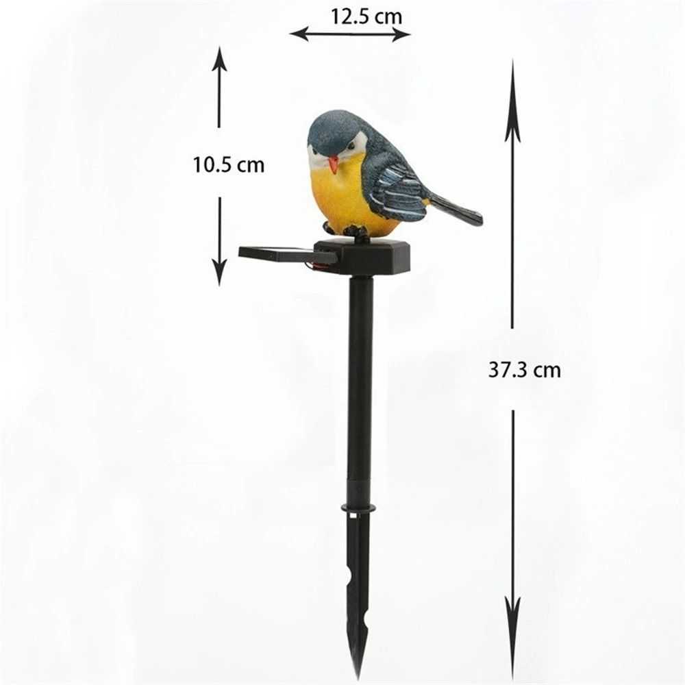 Solar Resin Bird Garden Light Outdoor Decorative Yard And Lawn Lamp 6