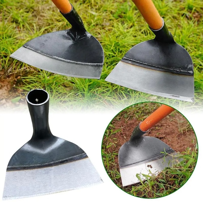 Heavy Duty Steel Farm Hoe Head For Weeding Digging And Soil Loosening 2