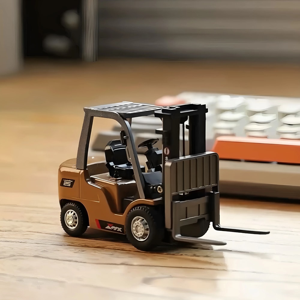 Alloy Remote Control Forklift Model Tabletop Construction Toy 1