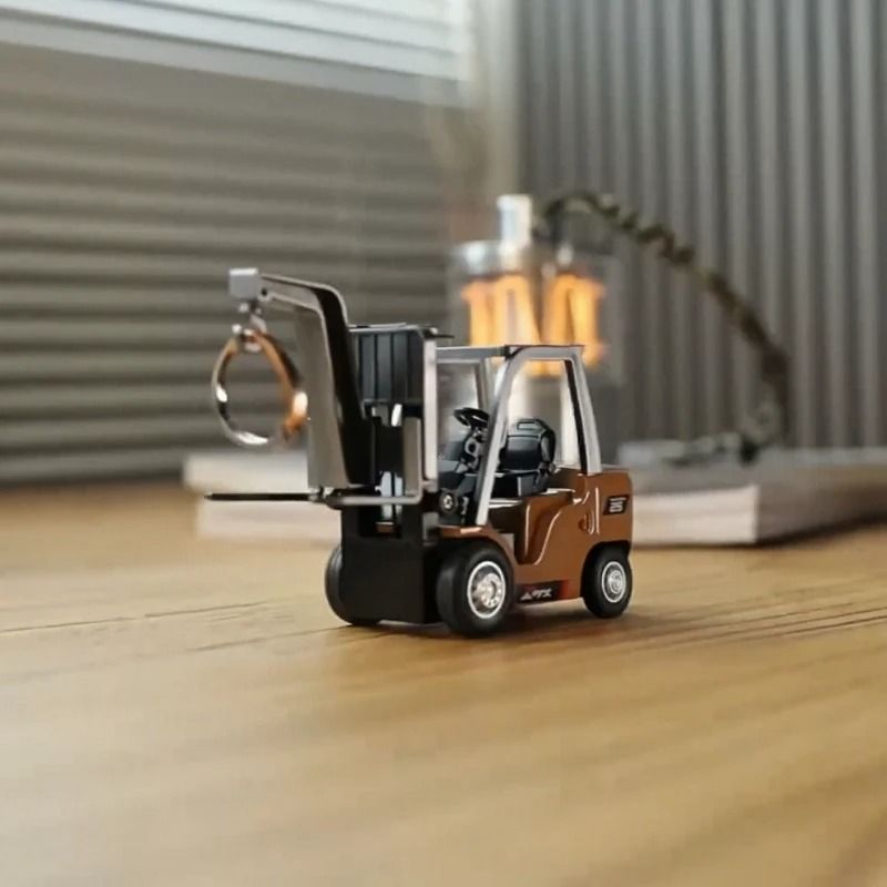 Alloy Remote Control Forklift Model Tabletop Construction Toy 4