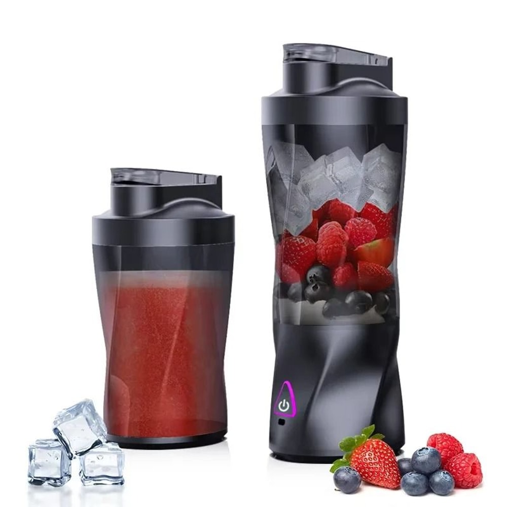 Portable Electric Wireless Juicer With USB Charging And Large Capacity 7