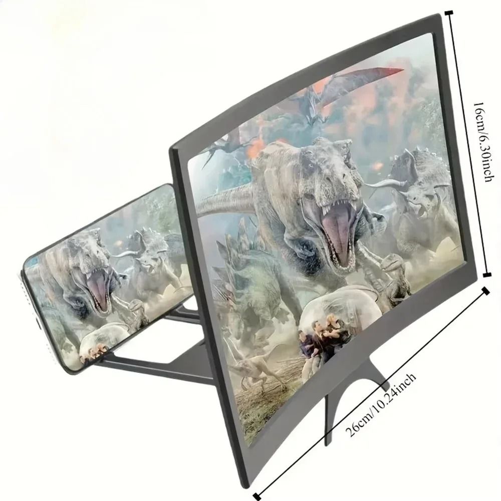 Phone Screen 3D HD Magnifier With Stand 1
