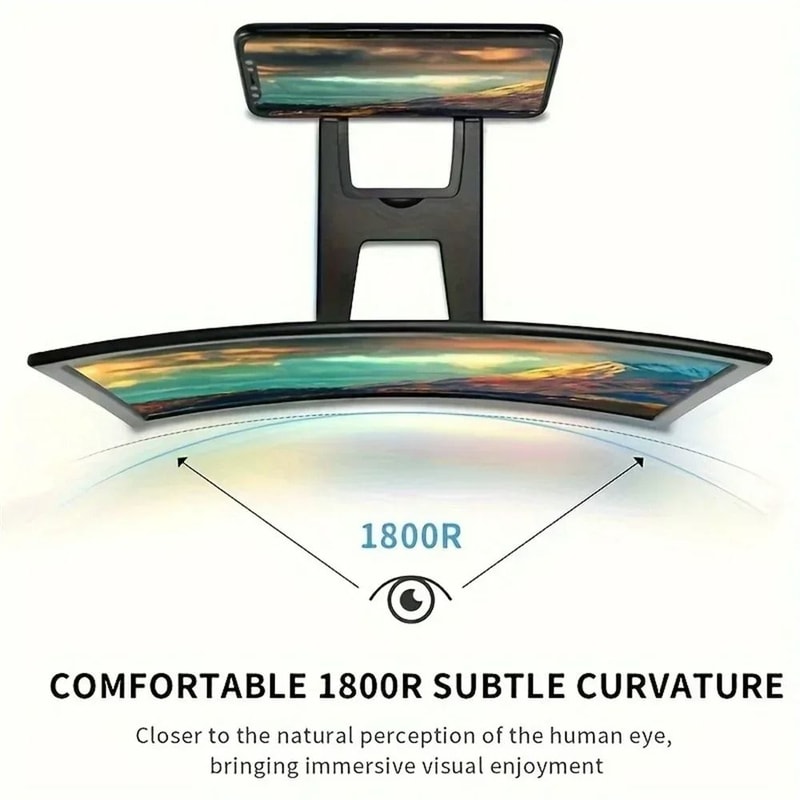 Phone Screen 3D HD Magnifier With Stand 3