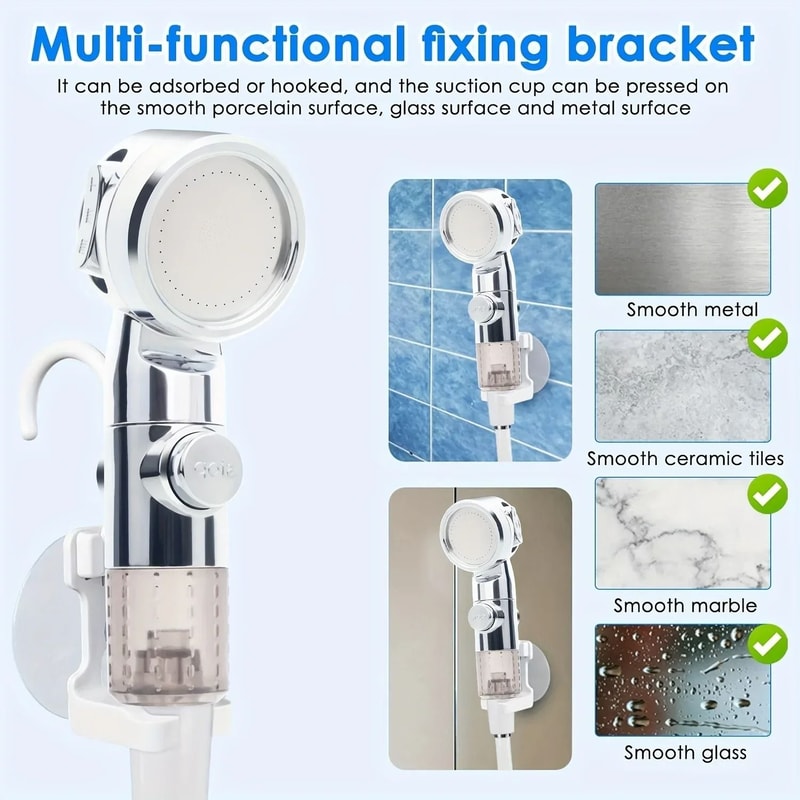 Portable USB Rechargeable Shower Head And Multi Purpose Watering System 2