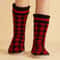 Mens Plush Indoor Slipper Socks With Non Slip Sole 3